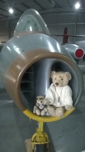 Curtis & Dewey Bear learn about the Jet Age